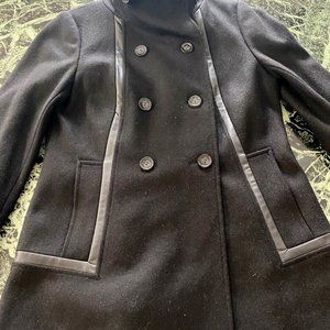 New with tag Women's Calvin Klein wool blend coat size S black $220
